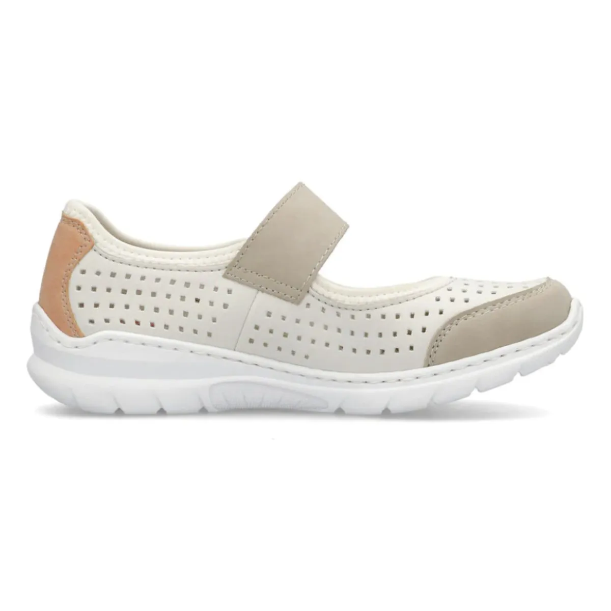 Sure, here is an optimized version of the title for this e-commerce product in English, using modifiers:

Stylish Rieker Womens L32B5-81 Nikita Sneakers in Ginger/OffWhite/Aprikot/Reinwe