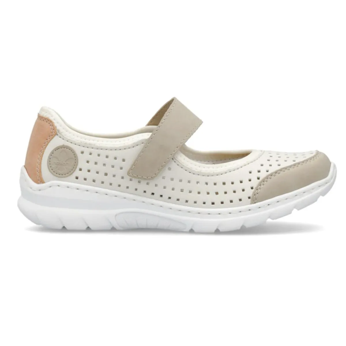 Sure, here is an optimized version of the title for this e-commerce product in English, using modifiers:

Stylish Rieker Womens L32B5-81 Nikita Sneakers in Ginger/OffWhite/Aprikot/Reinwe