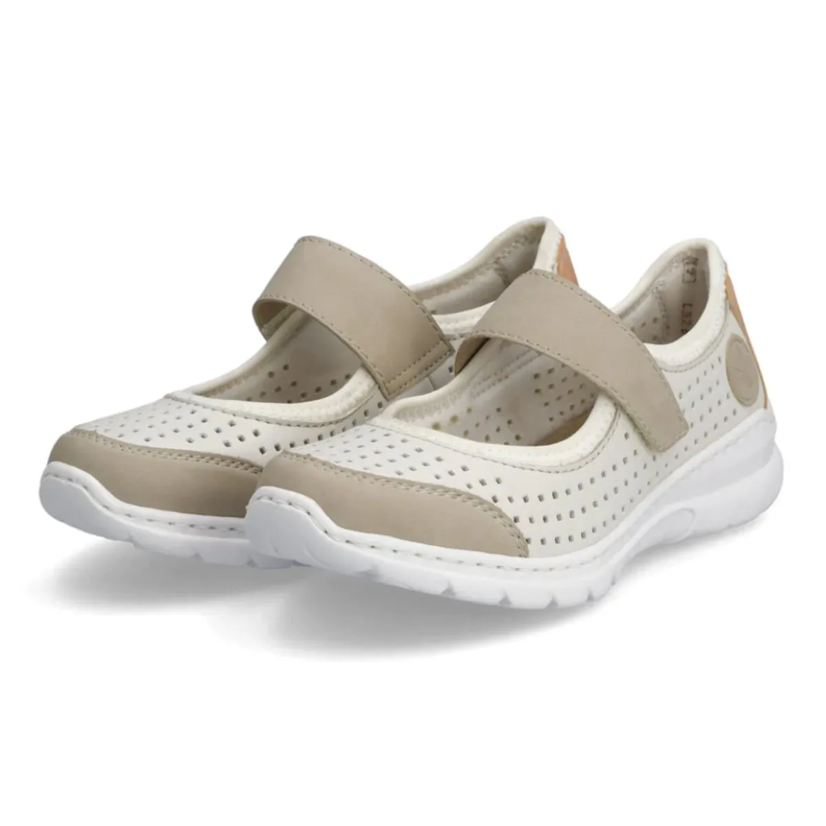 Sure, here is an optimized version of the title for this e-commerce product in English, using modifiers:

Stylish Rieker Womens L32B5-81 Nikita Sneakers in Ginger/OffWhite/Aprikot/Reinwe