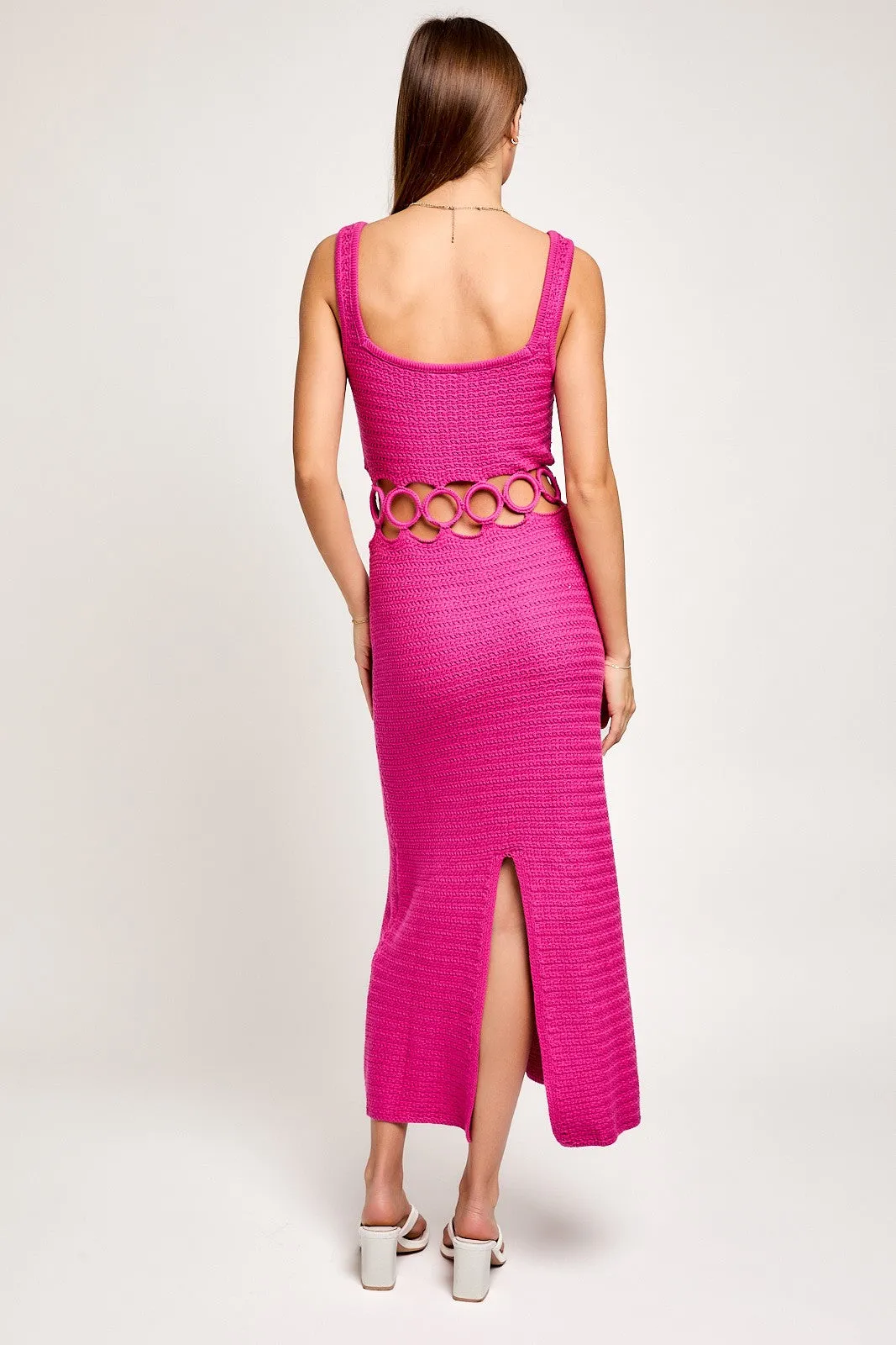 Rylan Crochet Midi Dress (2 colors)