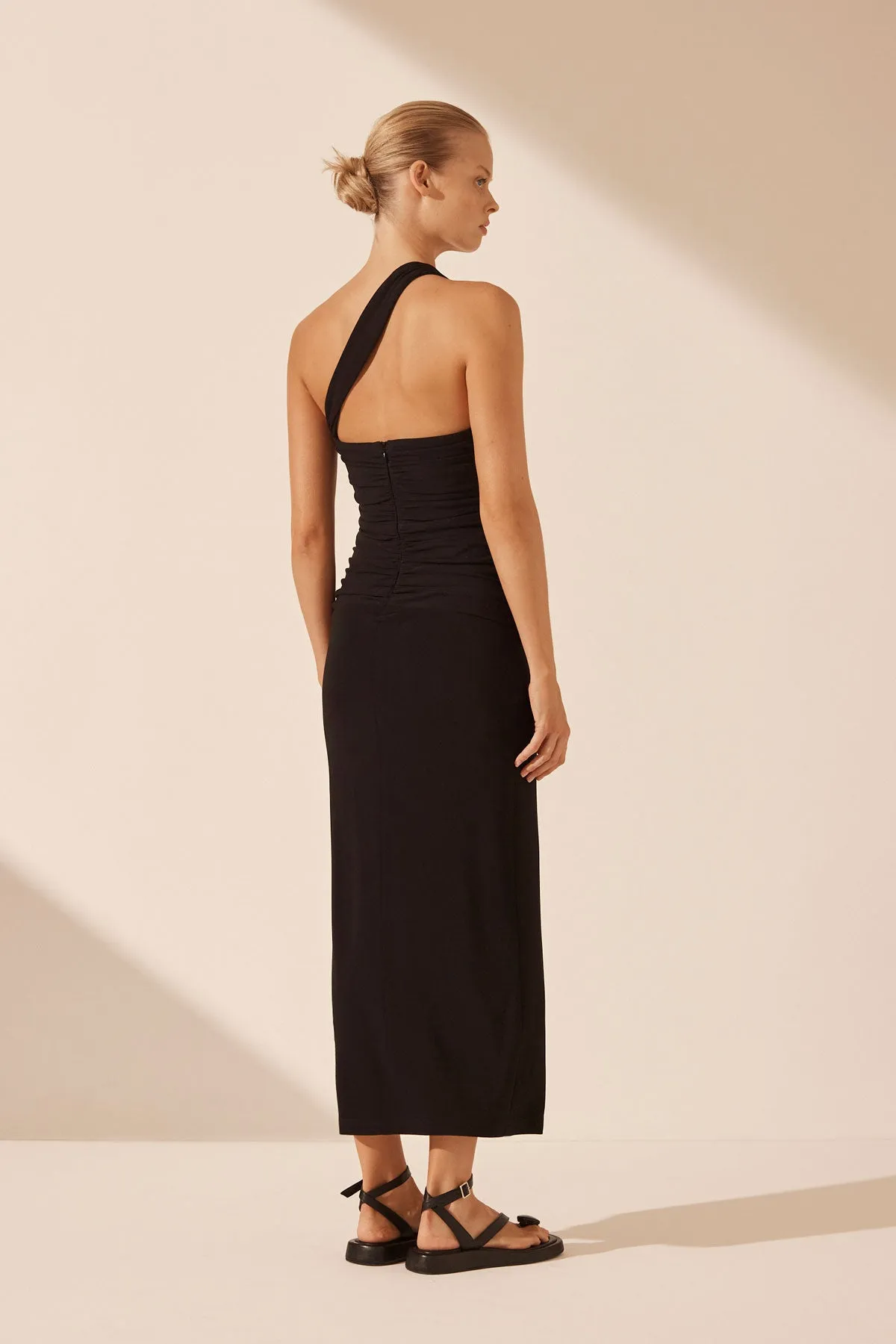 Shona Joy | Yvette One Shoulder Midi Dress