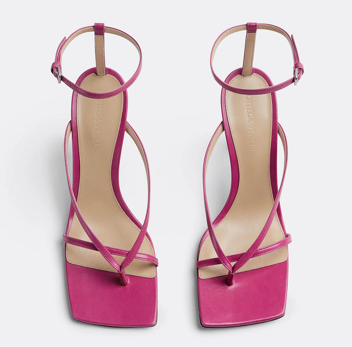 Stretch Square Sandal 90, Hollyhock