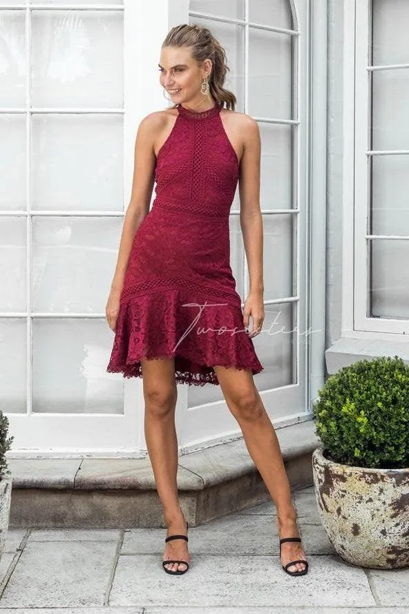 Violet Dress - Red