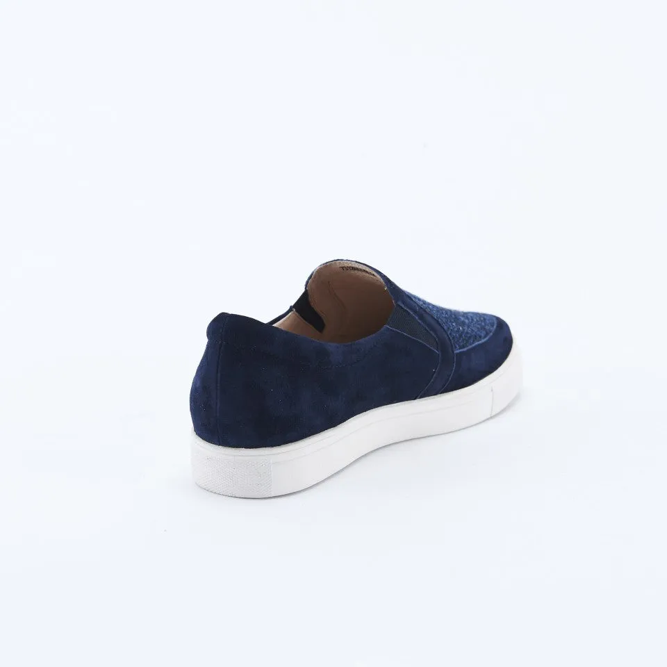 Women's Harris Tweed & Suede Trainers [3 colors]