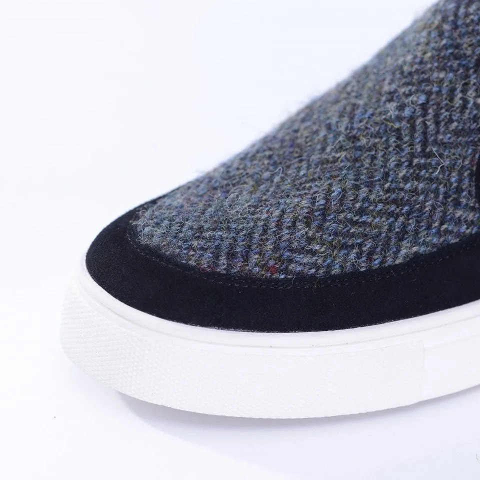 Women's Harris Tweed & Suede Trainers [3 colors]