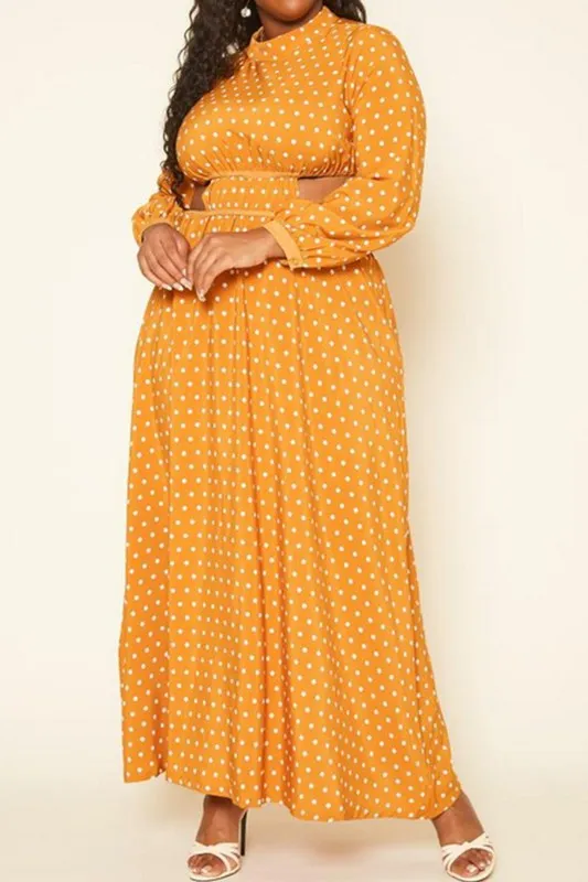 Yellow Polka Dot Dress